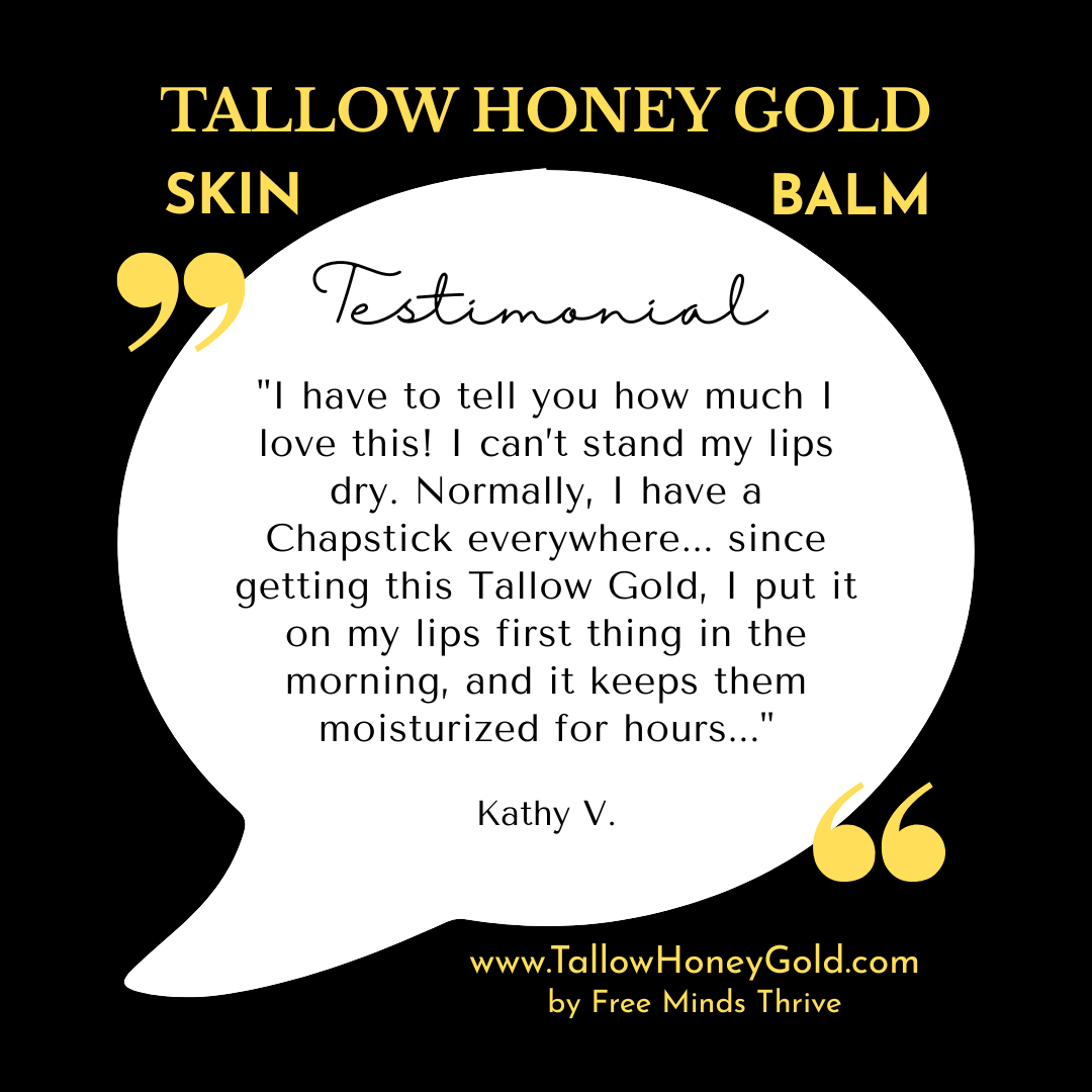 Original Unscented (Tallow Honey Gold) - Skin & Lip Balm (2 oz.)
