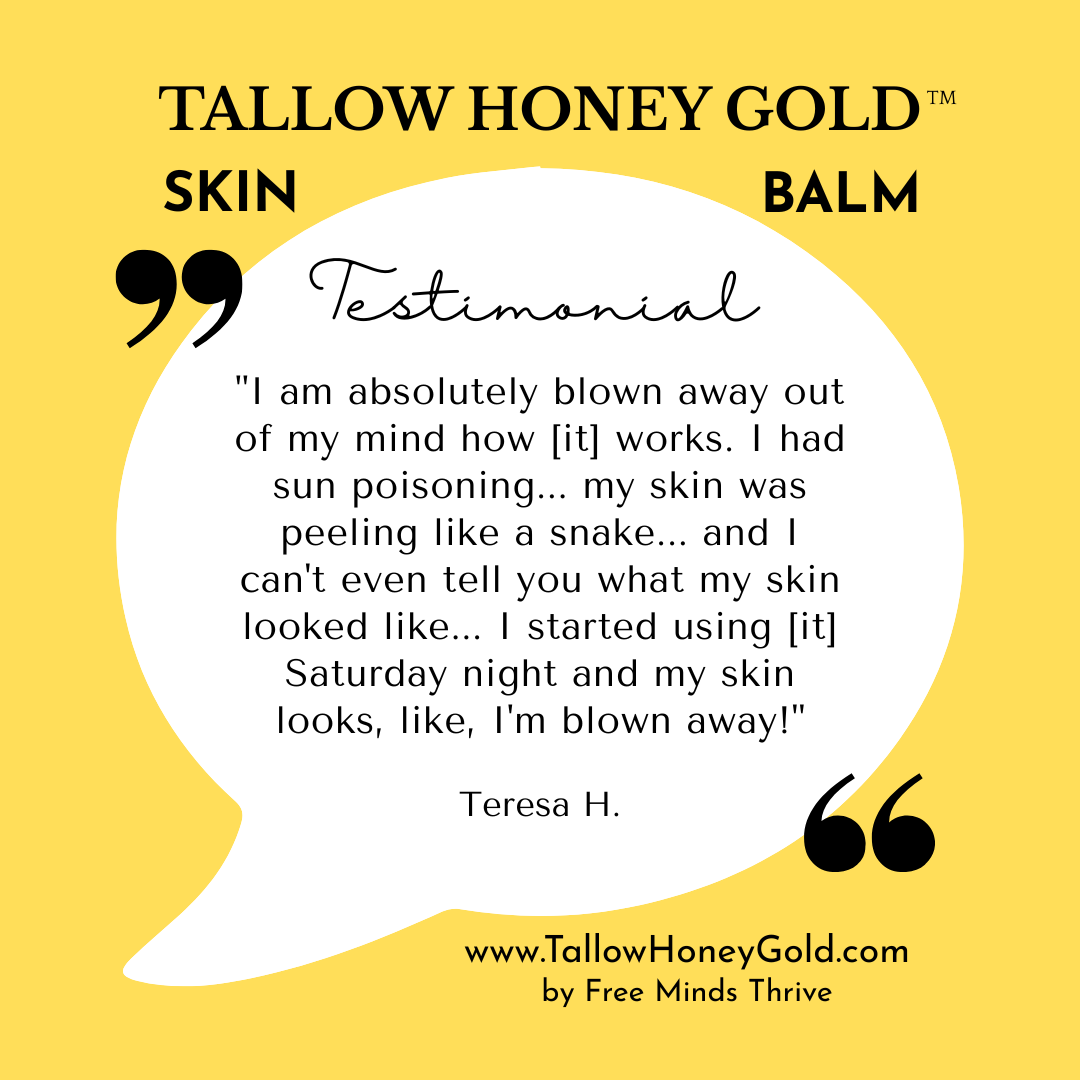 Original Unscented (Tallow Honey Gold) - Skin & Lip Balm (2 oz.)
