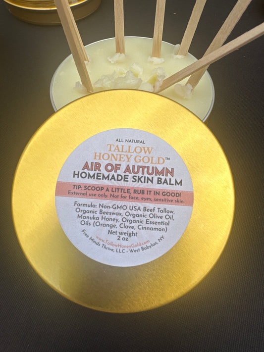 Air of Autumn (Tallow Honey Gold) - Skin Balm (2 oz.)